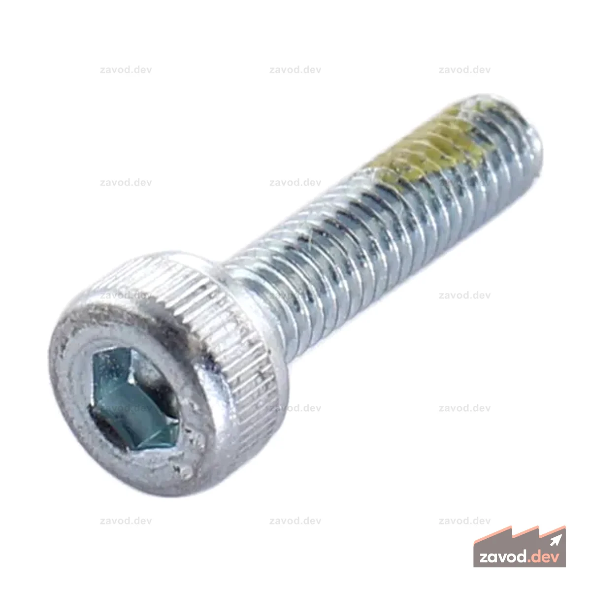 Винт M3-0,5 x 12 мм с головкой под торцевой ключ и нейлоновой накладкой