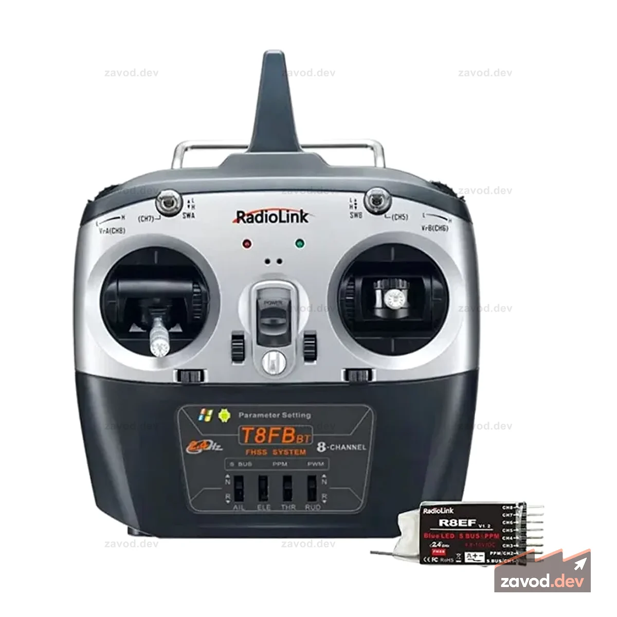 Radiolink T8FB 2,4 ГГц 8-канальный RC-передатчик с R8EF