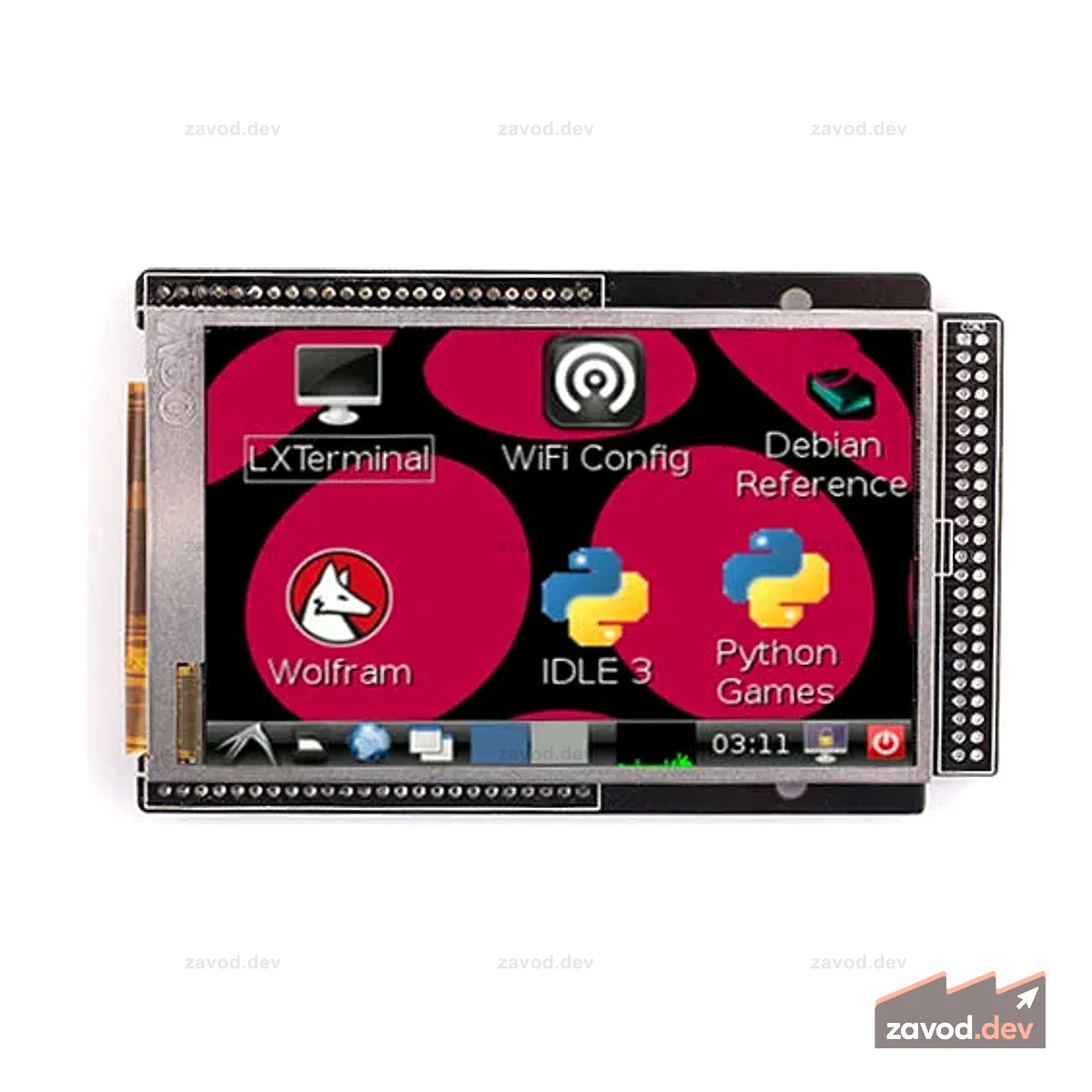 3,5-дюймовый сенсорный ЖК-дисплей для Cubieboard 1 и 2 (800x480)
