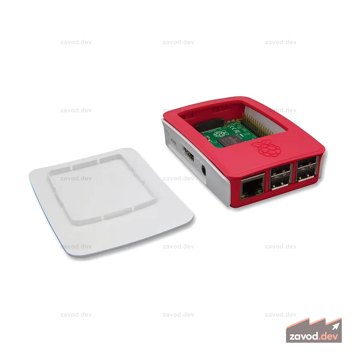 Официальный чехол Raspberry Pi® - совместим с Raspberry Pi® 2 и Pi 3 B+