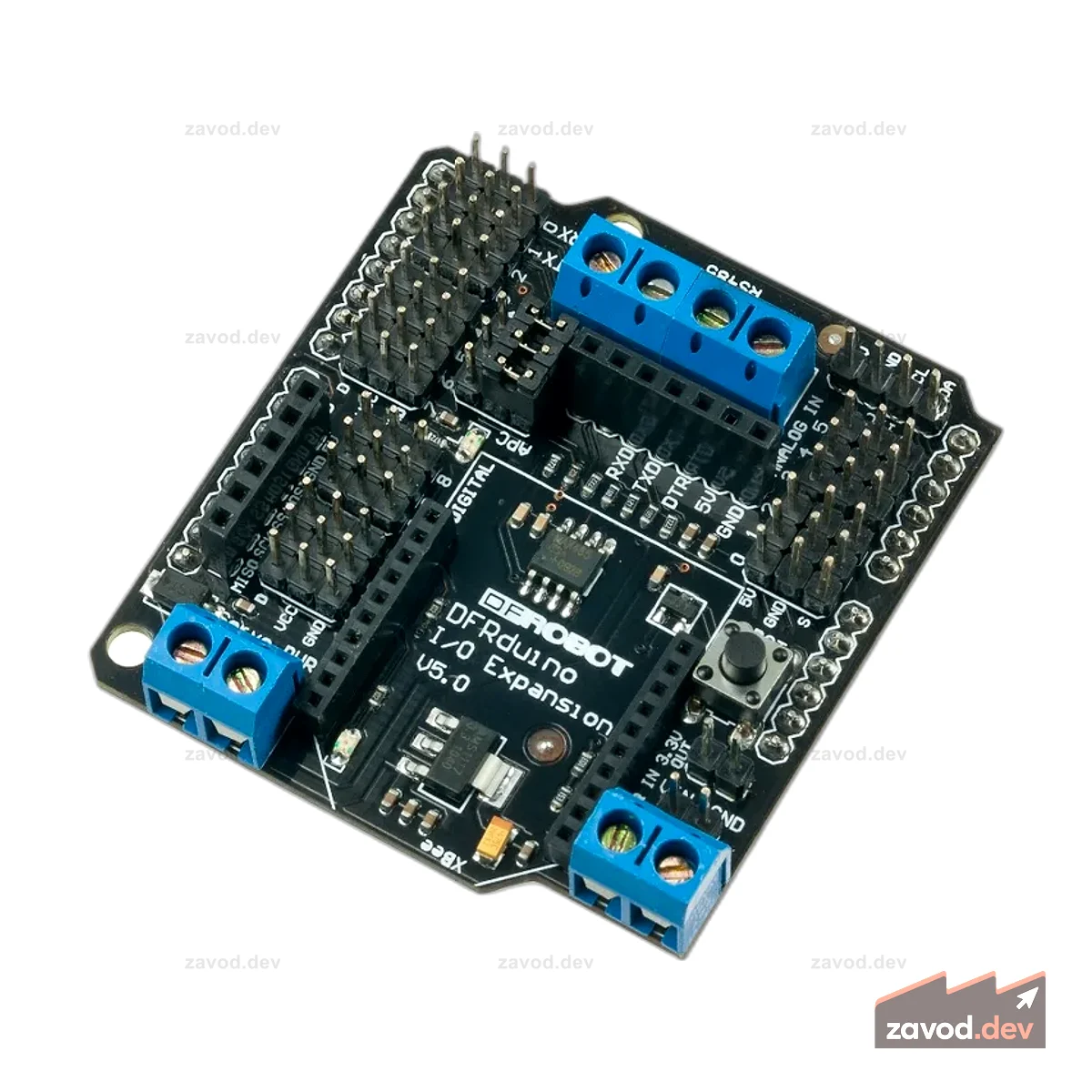 Плата расширения ввода-вывода для Arduino v5 (Снято с производства)