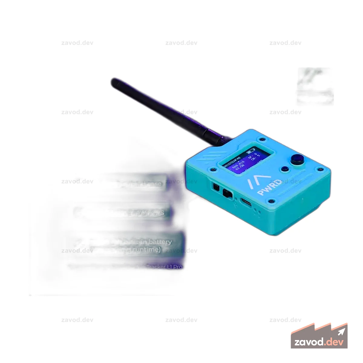 Защитный сетчатый чехол Wio Tracker L1 Pro (голубой цвет)