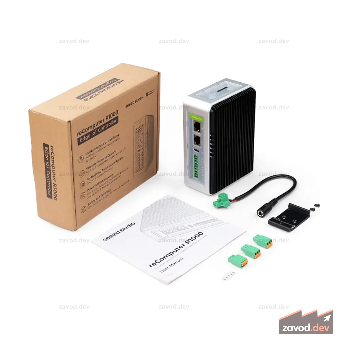 reComputer R1035-10 — шлюз и контроллер IoT, 8 ГБ ОЗУ, 32 ГБ eMMC — Seeed Studio