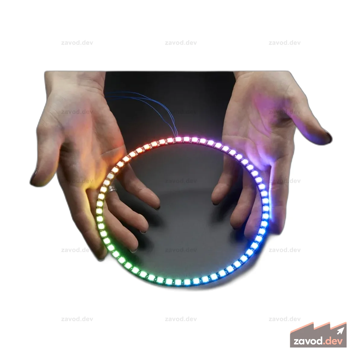 Кольцо NeoPixel 1/4 60 — WS2812 5050 RGB светодиод со встроенными драйверами