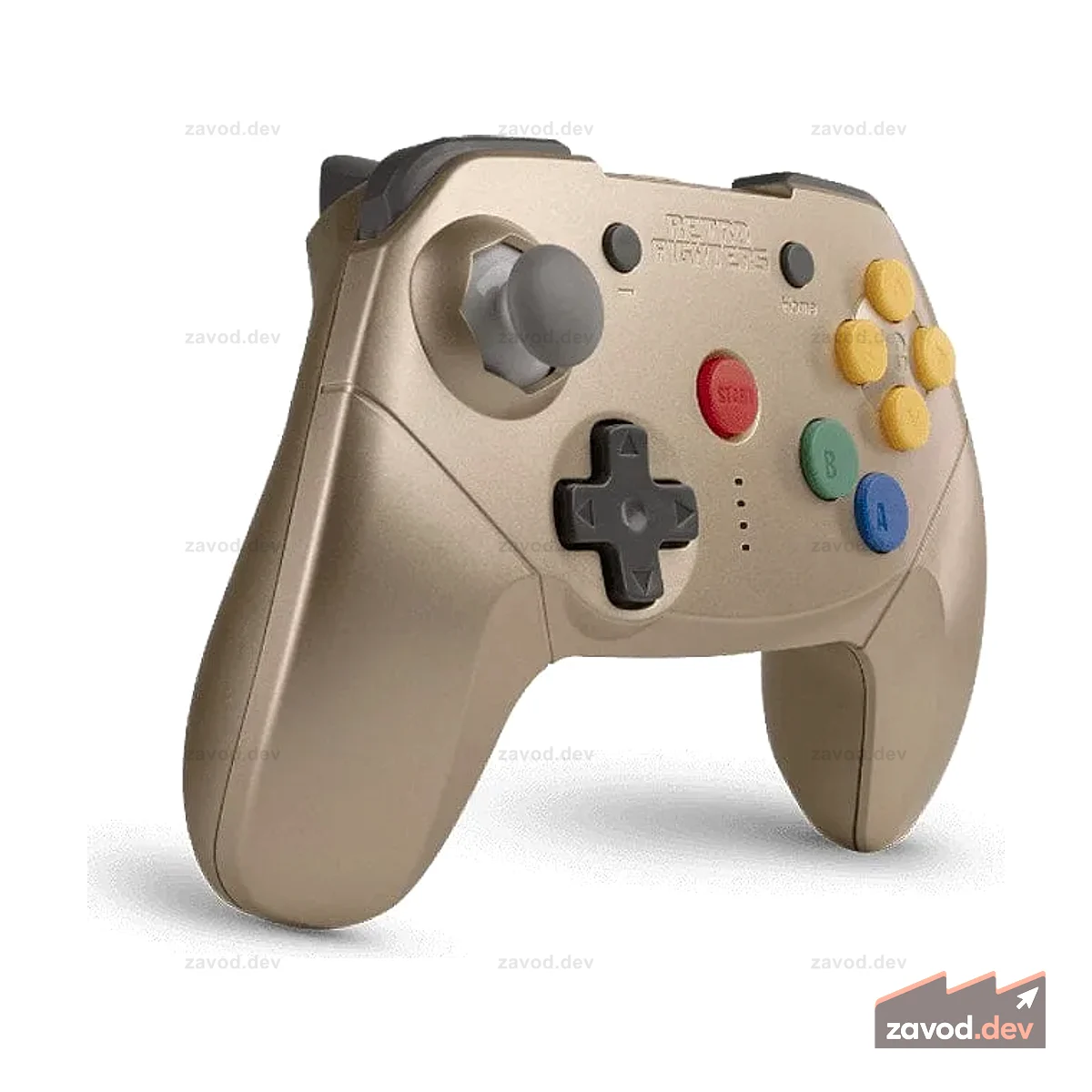 Retro Fighters Brawler64 Bluetooth NSO Edition — золото (ограниченное издание)