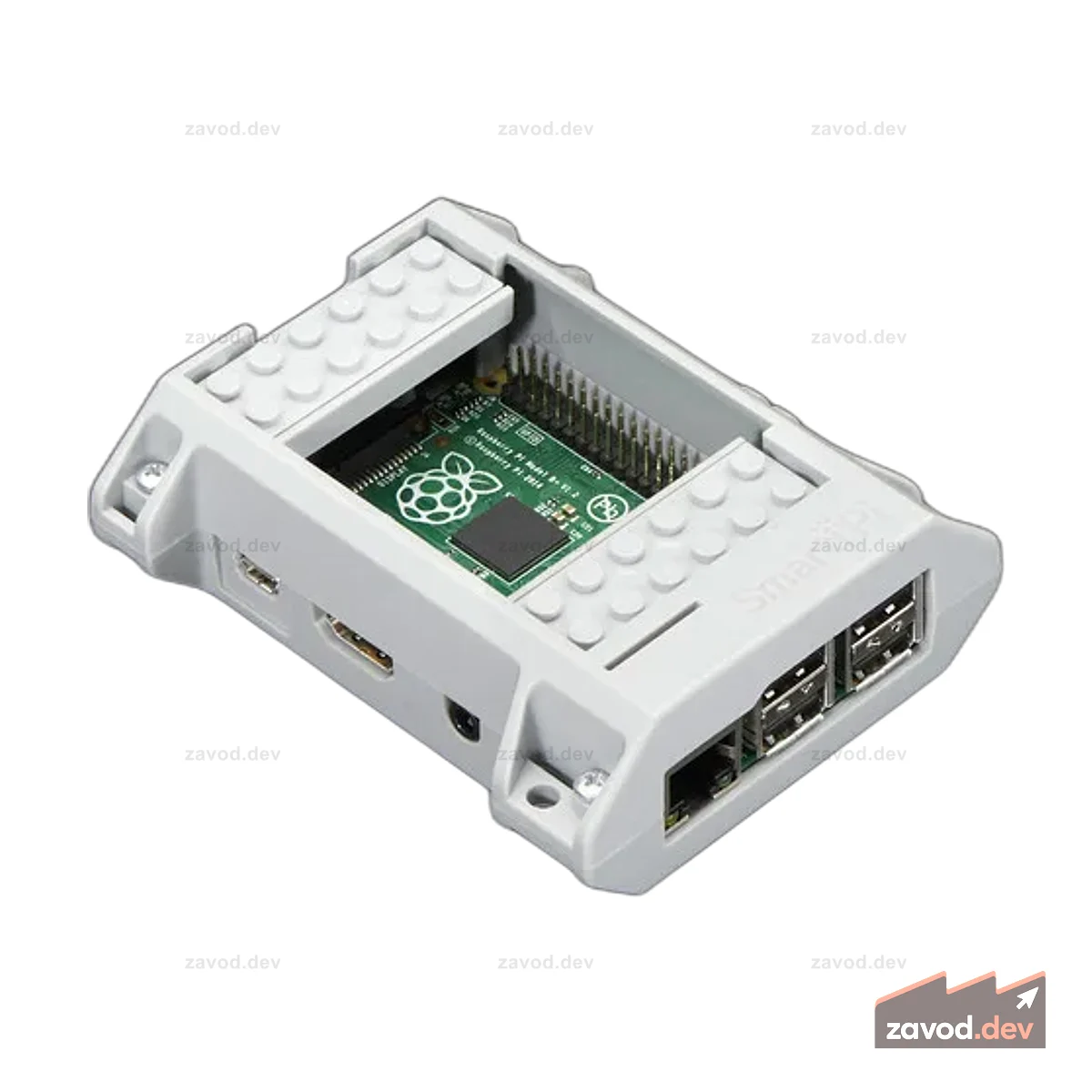 SmartiPi — Корпус, совместимый со стандартными блоками — Raspberry Pi B+ Pi2