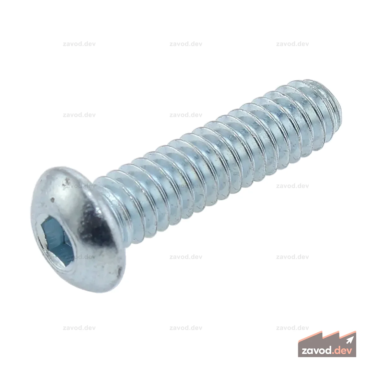 Винт с полукруглой головкой 1/4-20 x 1 дюйм