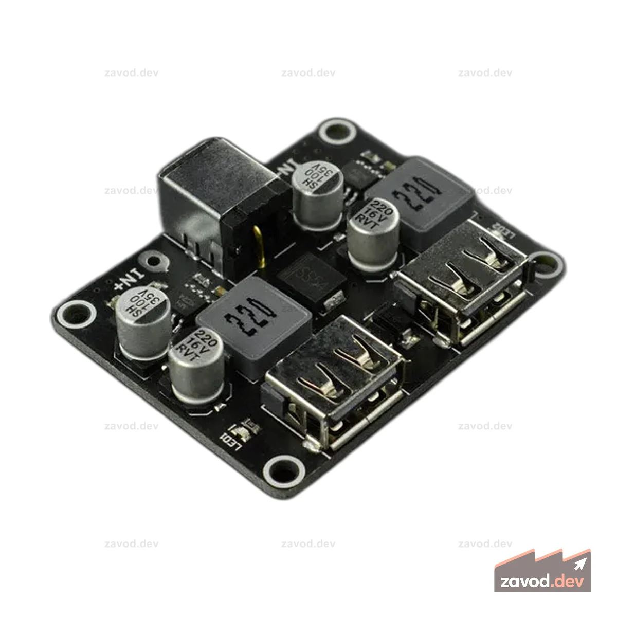 Модуль двухсторонней быстрой зарядки (совместим с Raspberry Pi 4B и Jetson Nano)