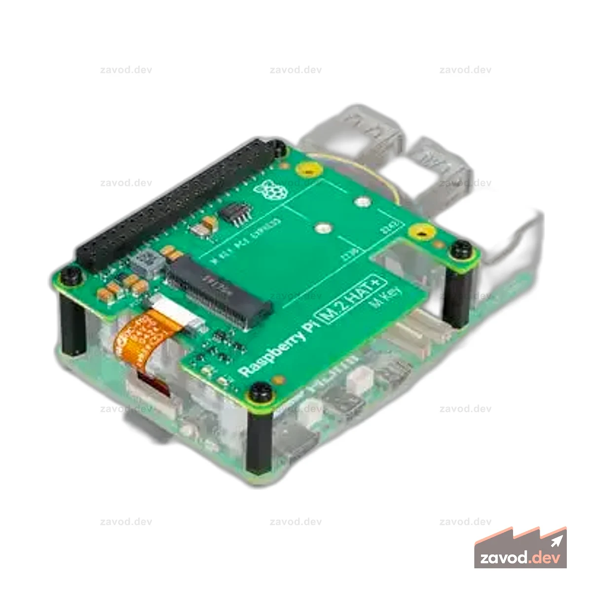 Raspberry Pi® M.2 HAT+ (для Raspberry Pi 5)