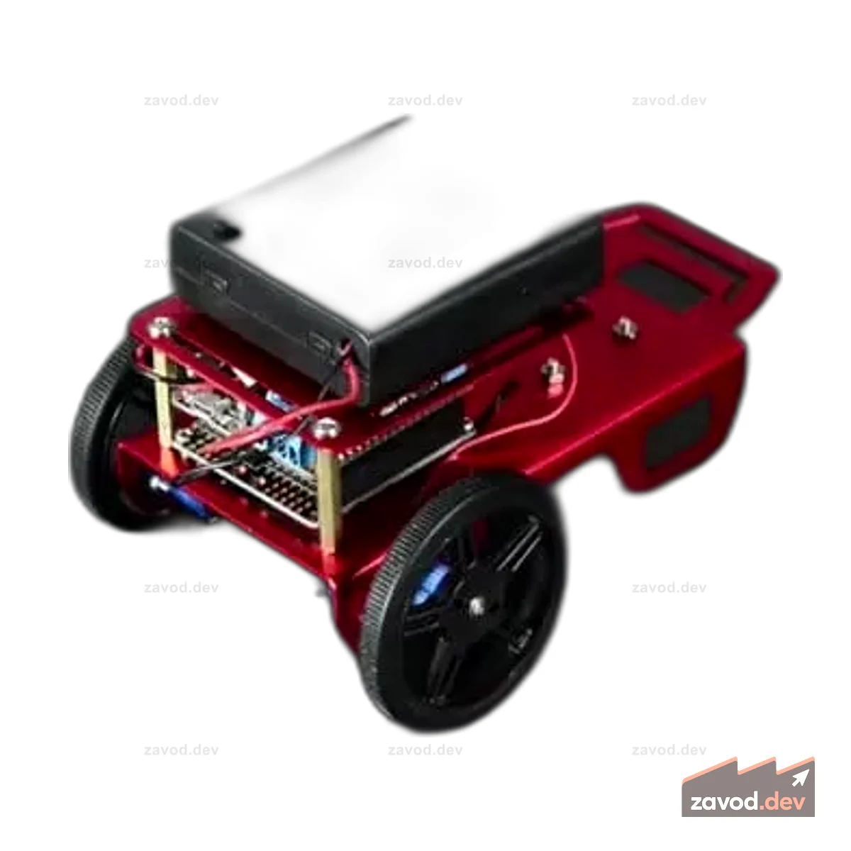Комплект шасси мини-робота-вездехода - 2WD с двигателями постоянного тока