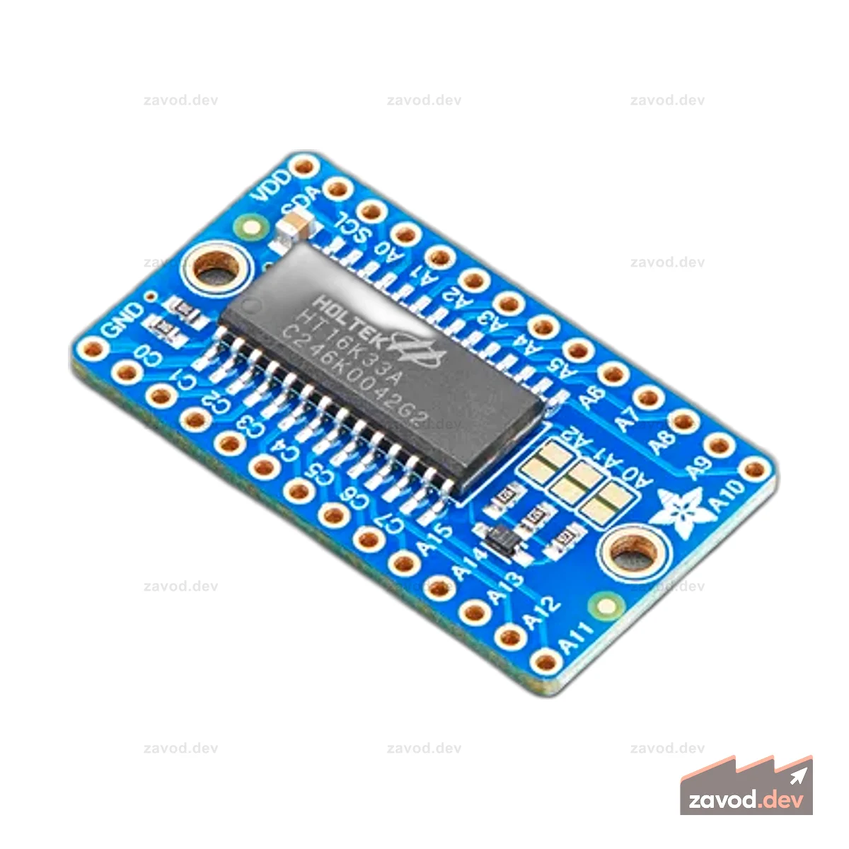 Рюкзак для водителей Adafruit 16x8 со светодиодной матрицей — HT16K33 Breakout