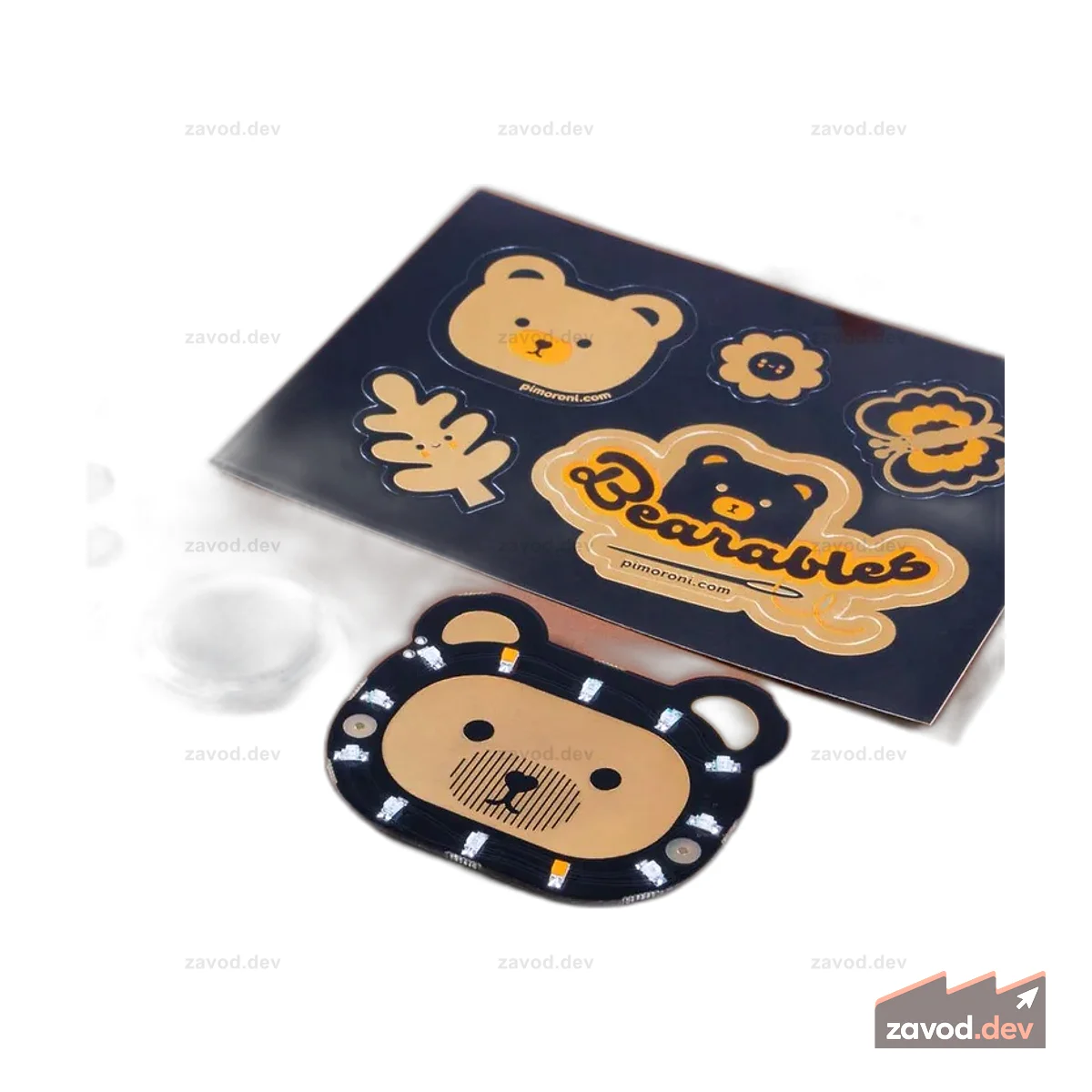Светодиодный значок медведя Bearables