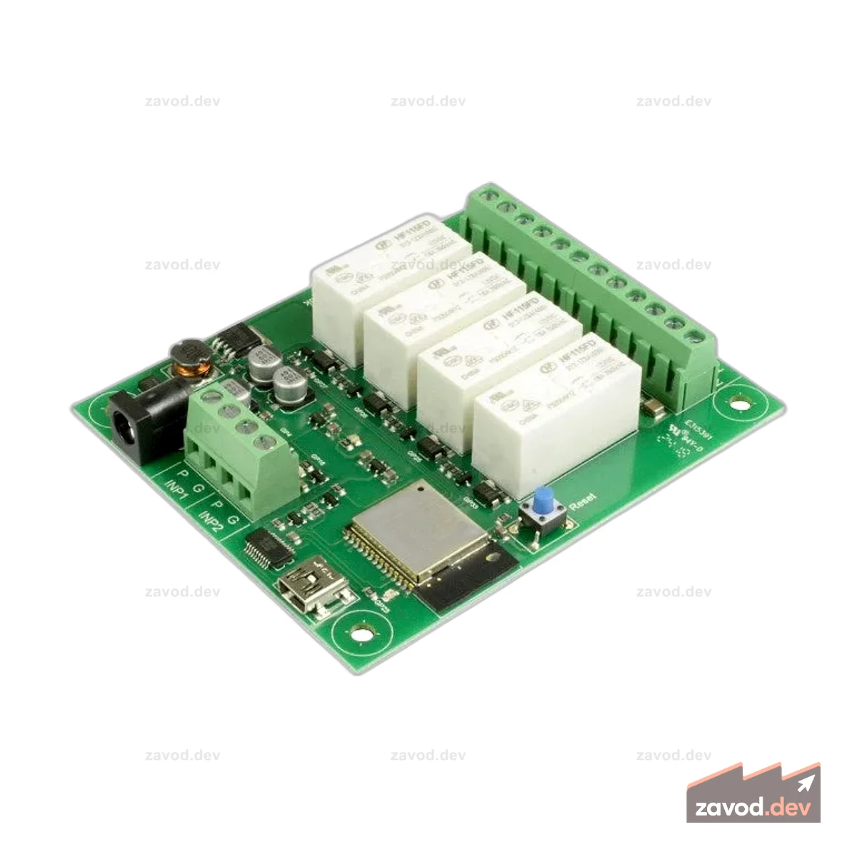 ESP32LR42 - WIFI 4 x 16A relays