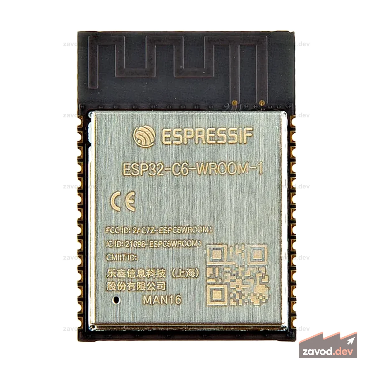 Модуль ESP32-C6 WROOM - 16 МБ (Антенна на печатной плате)