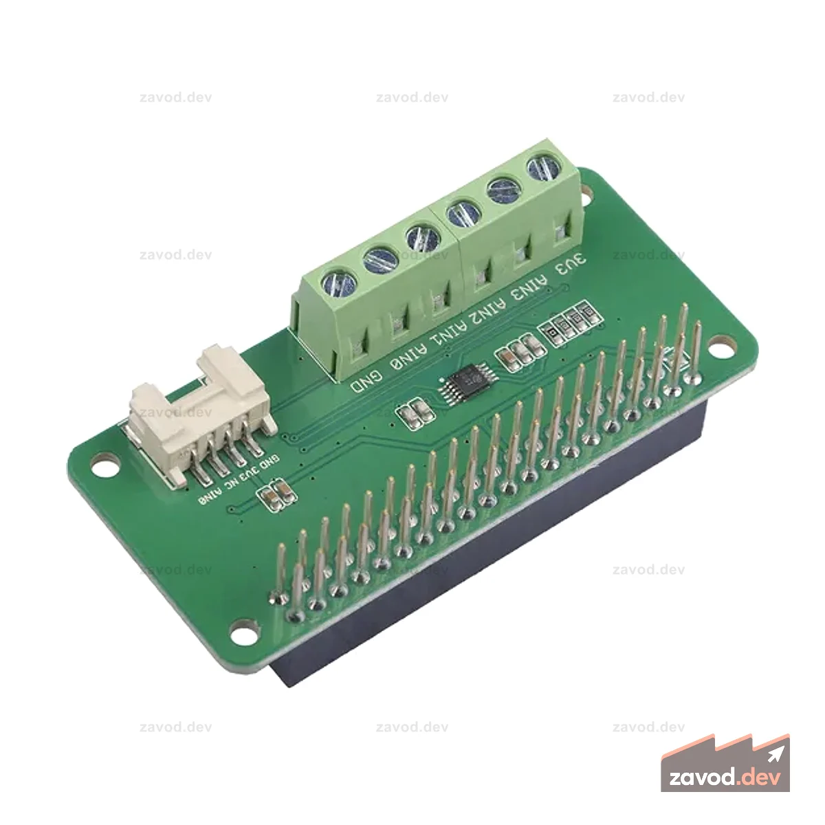 4-канальный 16-битный АЦП для Raspberry Pi (ADS1115)