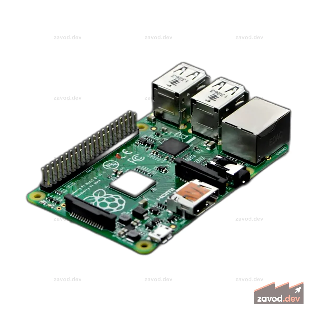 Модуль Raspberry Pi B + 512 МБ ОЗУ