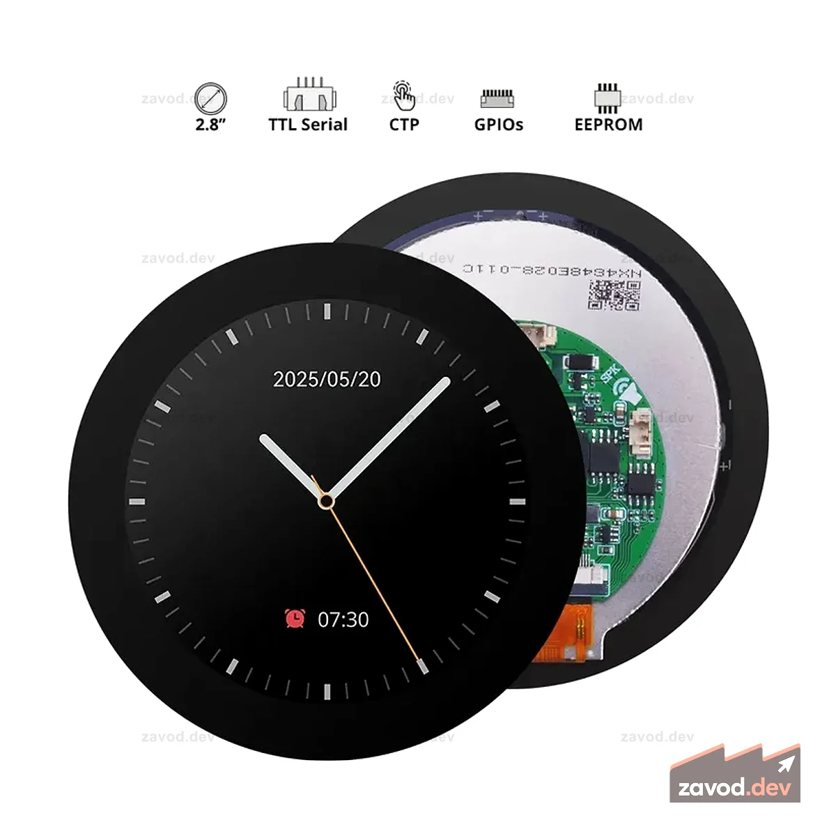 Nextion NX4848E028-011C 2,8-дюймовый HMI-TFT-дисплей (серия EDGE, IPS, Kapazitiver Touch)