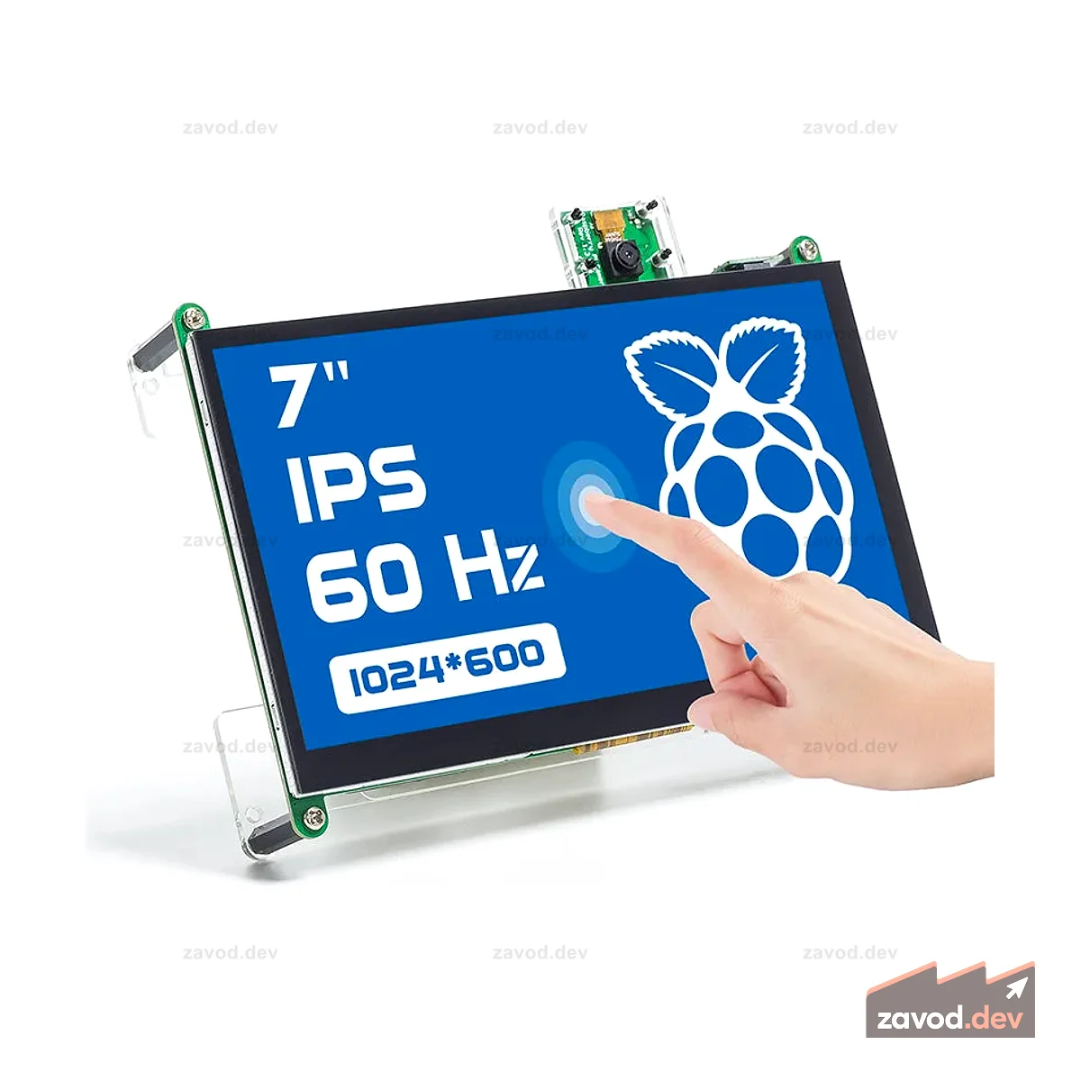 SunFounder TS-7 Pro 7-дюймовый сенсорный IPS-экран 1024*600 для Raspberry Pi 4B/3B+/3B/Zero 2W