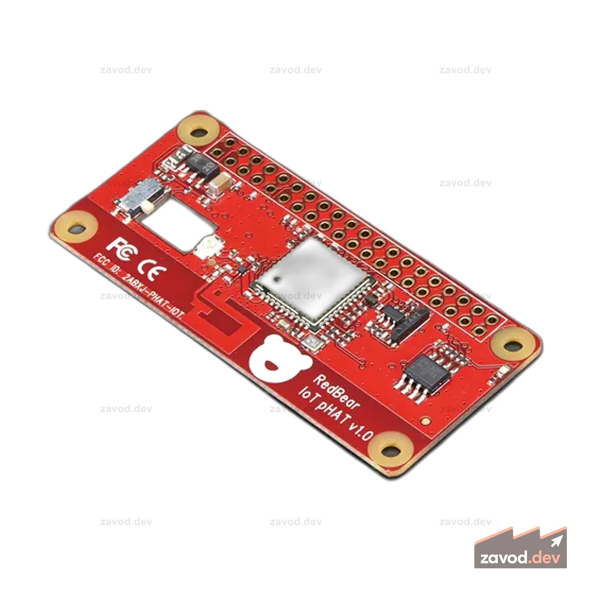 Red Bear IoT pHAT для Raspberry Pi - WiFi + BTLE - в разобранном виде