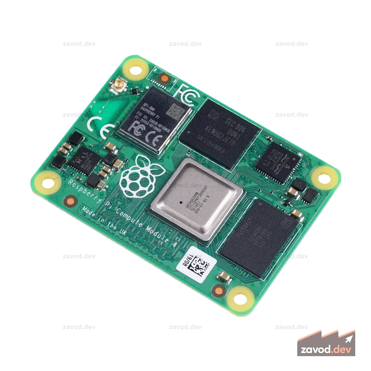 Вычислительный модуль Raspberry Pi 4 — 8 ГБ ОЗУ, 32 ГБ eMMC, 2,4/5,0 ГГц Wi-Fi и Bluetooth 5.0 (CM4108032)