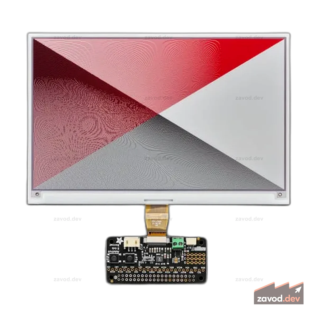 Adafruit E-Ink Bonnet для Raspberry Pi — 24-контактные дисплеи на электронной бумаге
