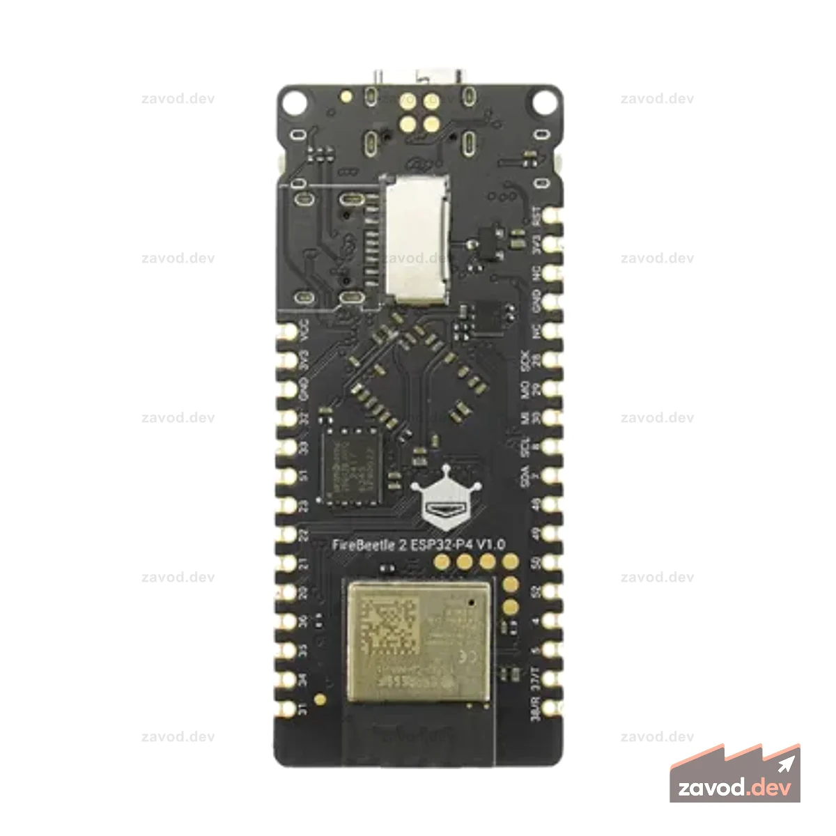 Плата разработки FireBeetle 2 ESP32-P4 IoT и HMI с MIPI-CSI/DSI