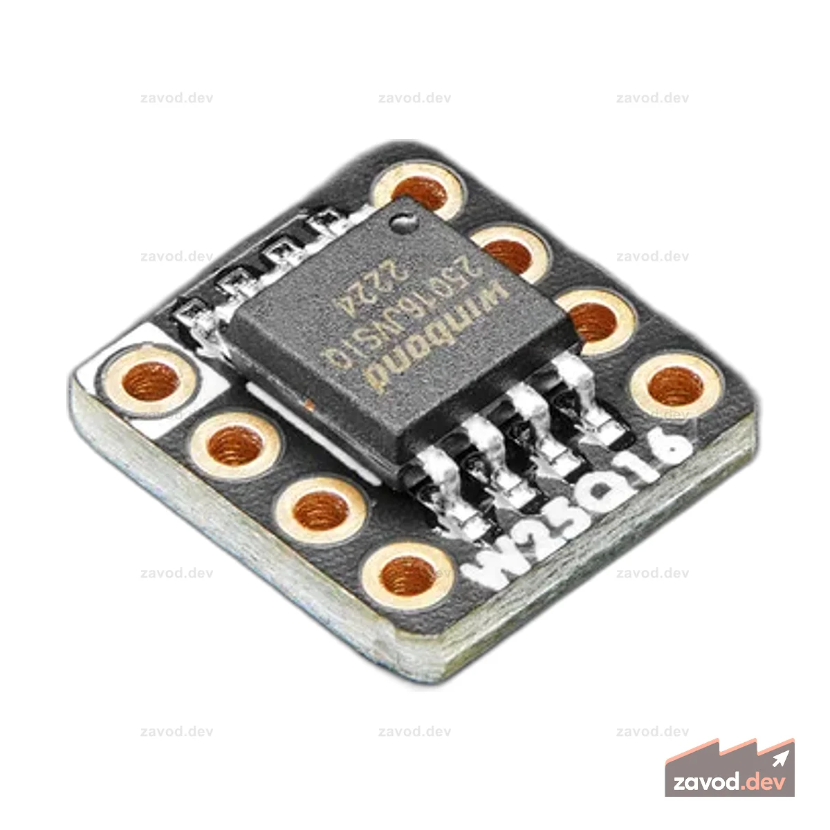 Коммутационная плата Adafruit QSPI DIP — W25Q16 — 16 МБит, 2 МБ W25Q16JVSSIQ