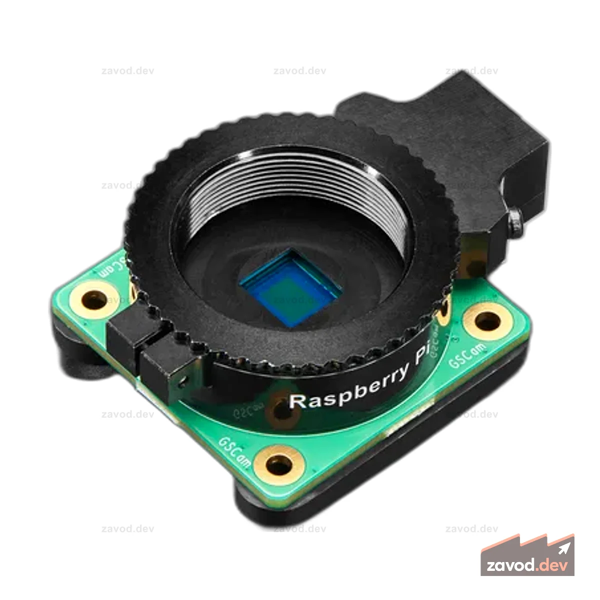 Камера Raspberry Pi с глобальным затвором – крепление объектива CS