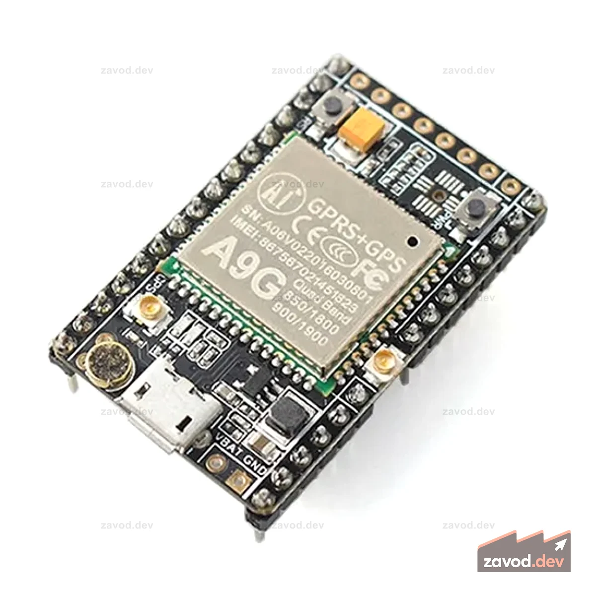 GPRS/GSM + GPS A9G Pudding/SMS/голосовая/беспроводная передача данных + позиционирование Плата разработки IOT