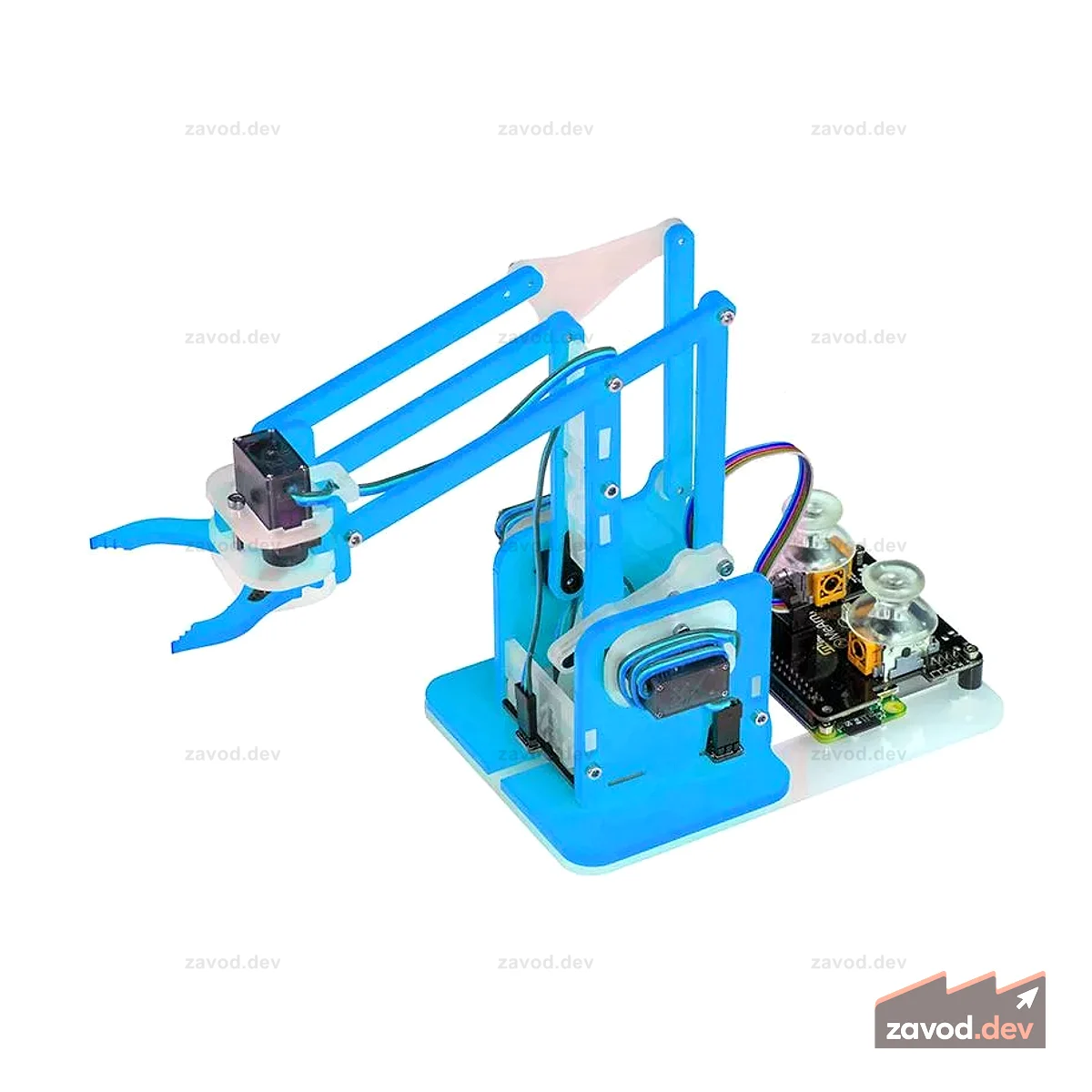 Комплект MeArm Robot Raspberry Pi — синий