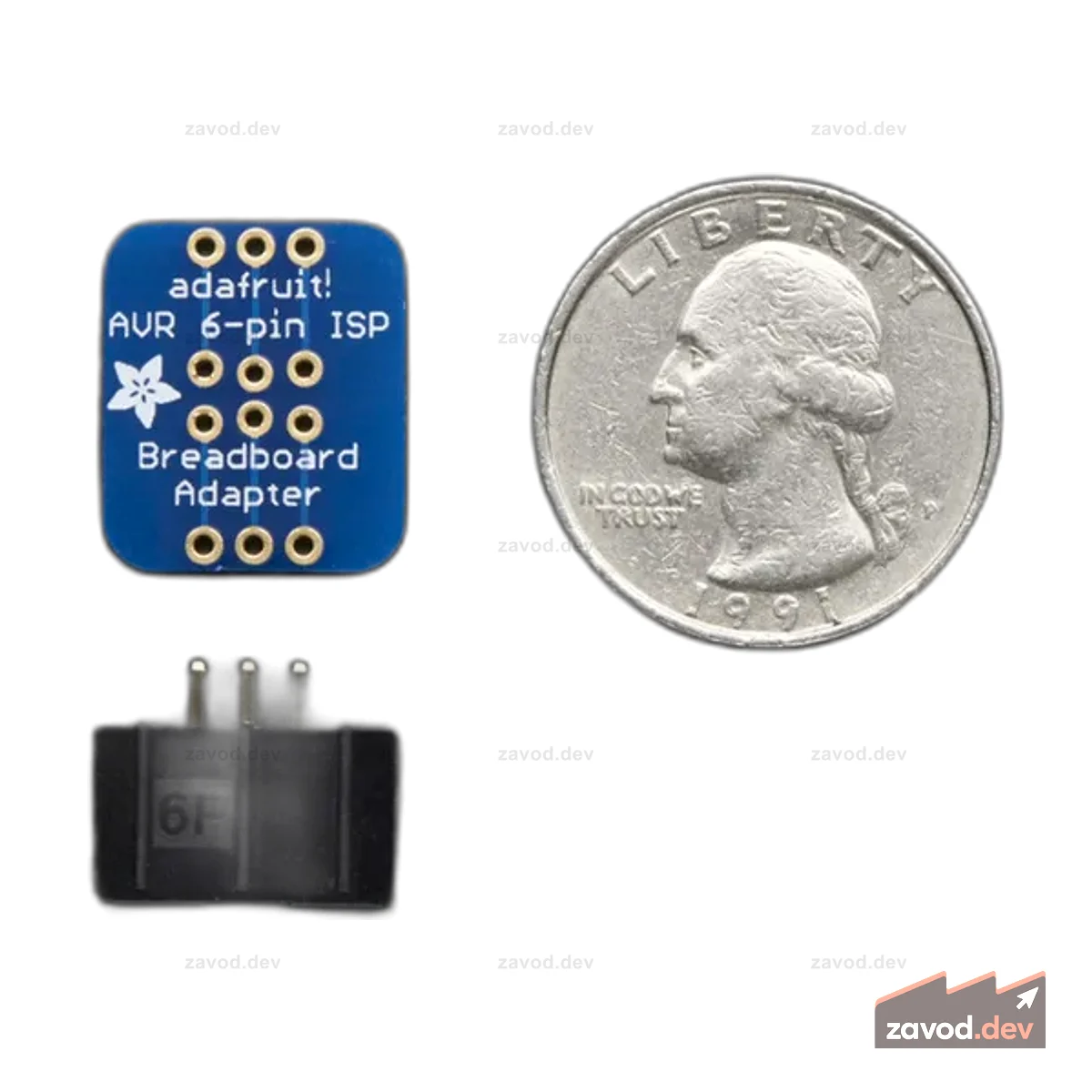 Мини-комплект 6-контактного адаптера для макетной платы Adafruit AVR ISP