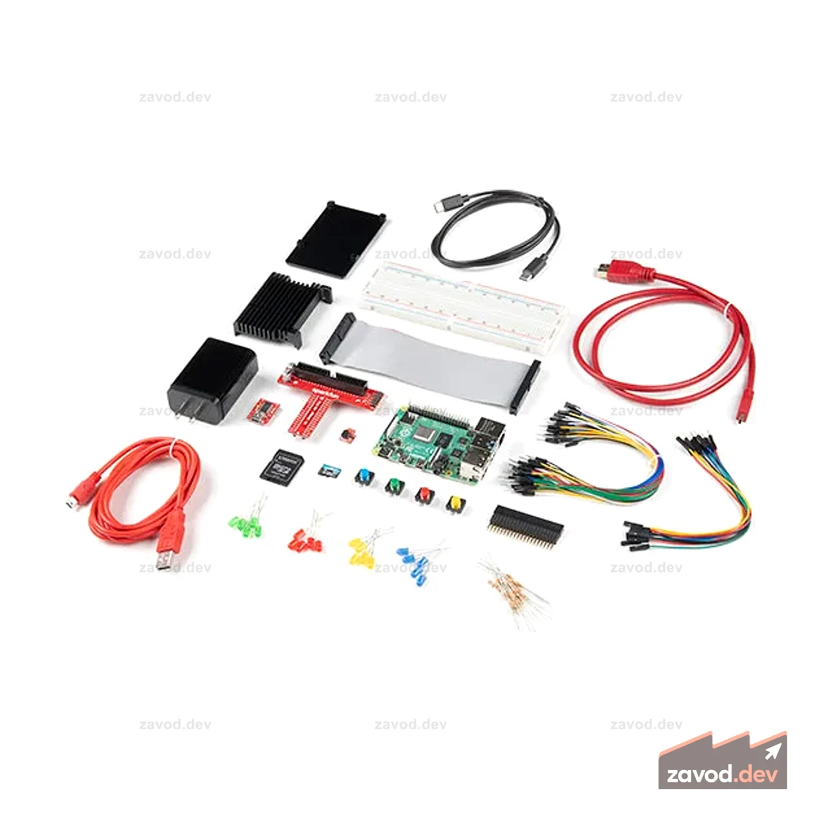 Стартовый комплект оборудования SparkFun Raspberry Pi 4 — 8 ГБ