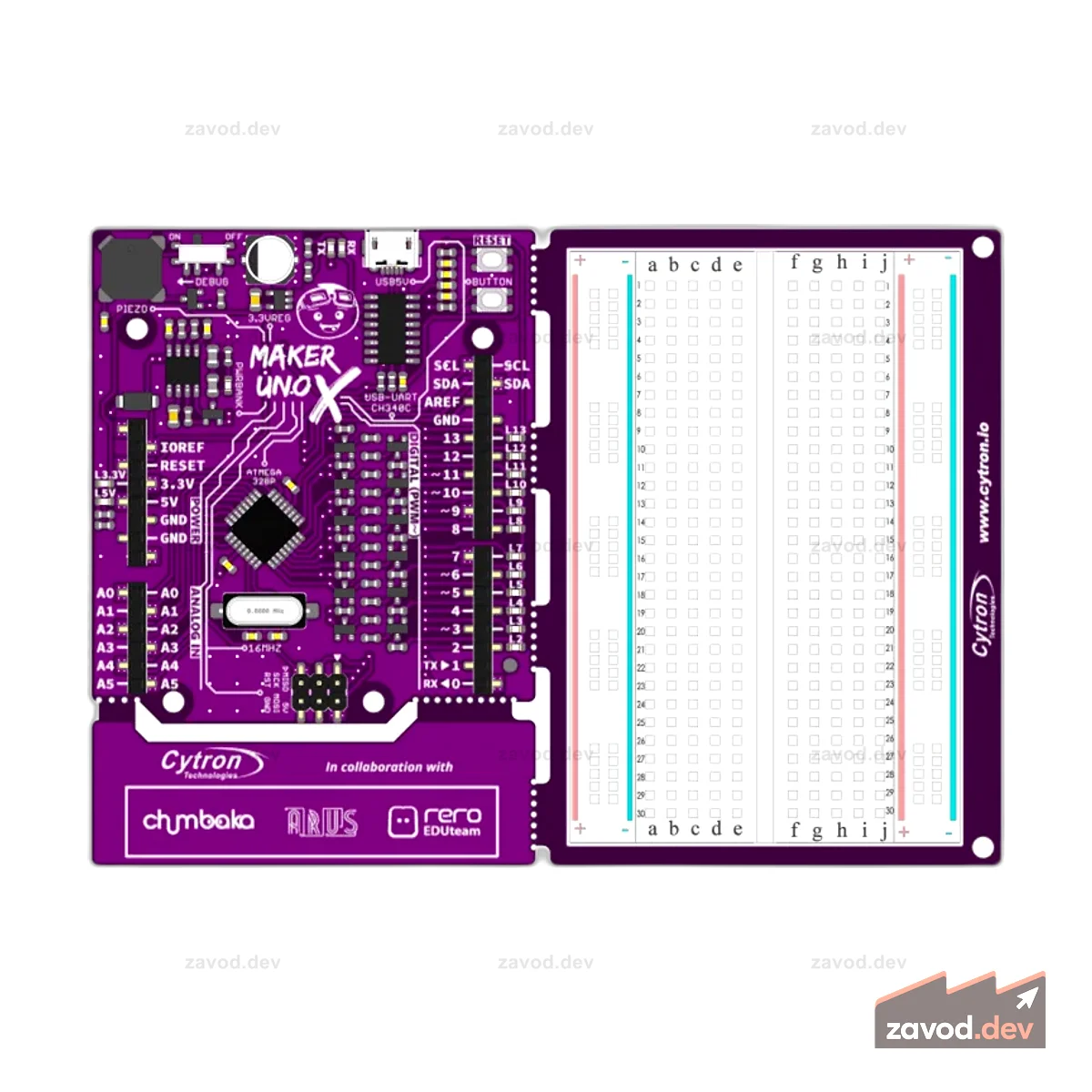 Cytron Maker UNO X — Arduino-совместимая макетная плата для классной комнаты