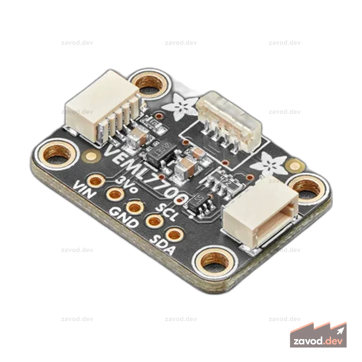 Adafruit Прямоугольный датчик люкс VEML7700 - Датчик освещенности I2C
