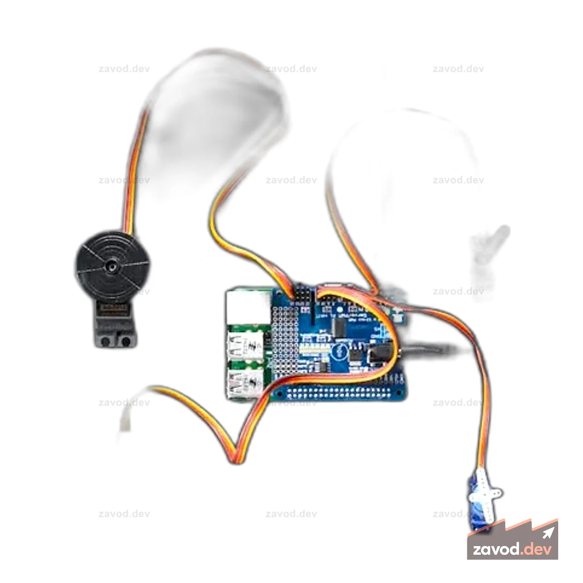 Adafruit 16-канальный ШИМ / сервопривод для Raspberry Pi — мини-комплект
