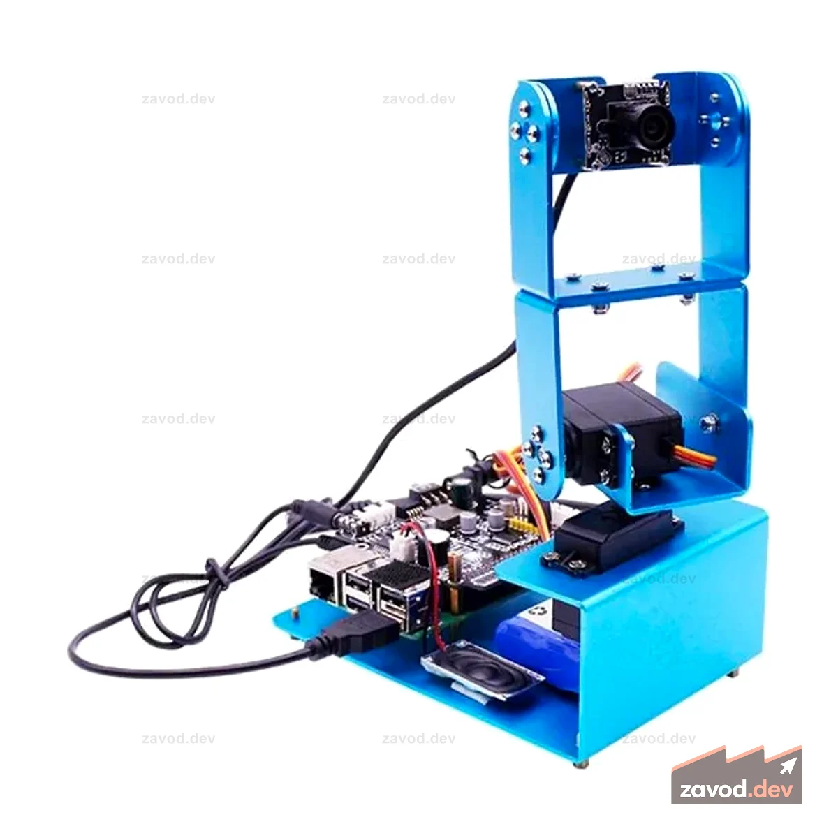 Платформа камеры Yahboom Pi-motion AI для Raspberry Pi 4B/3B+