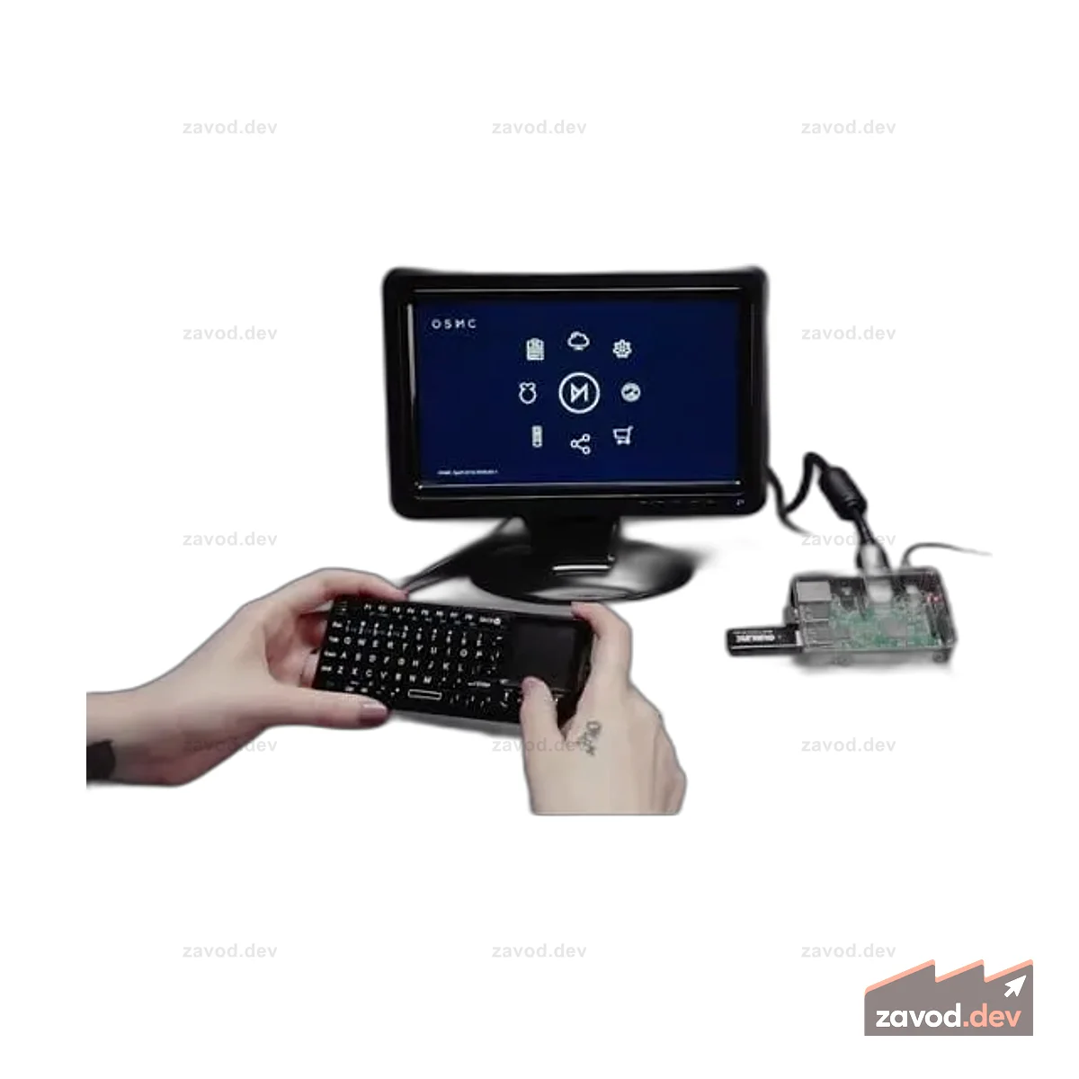 Комплект Raspberry Pi Media Center для Raspberry Pi3 — Pi в комплект не входит