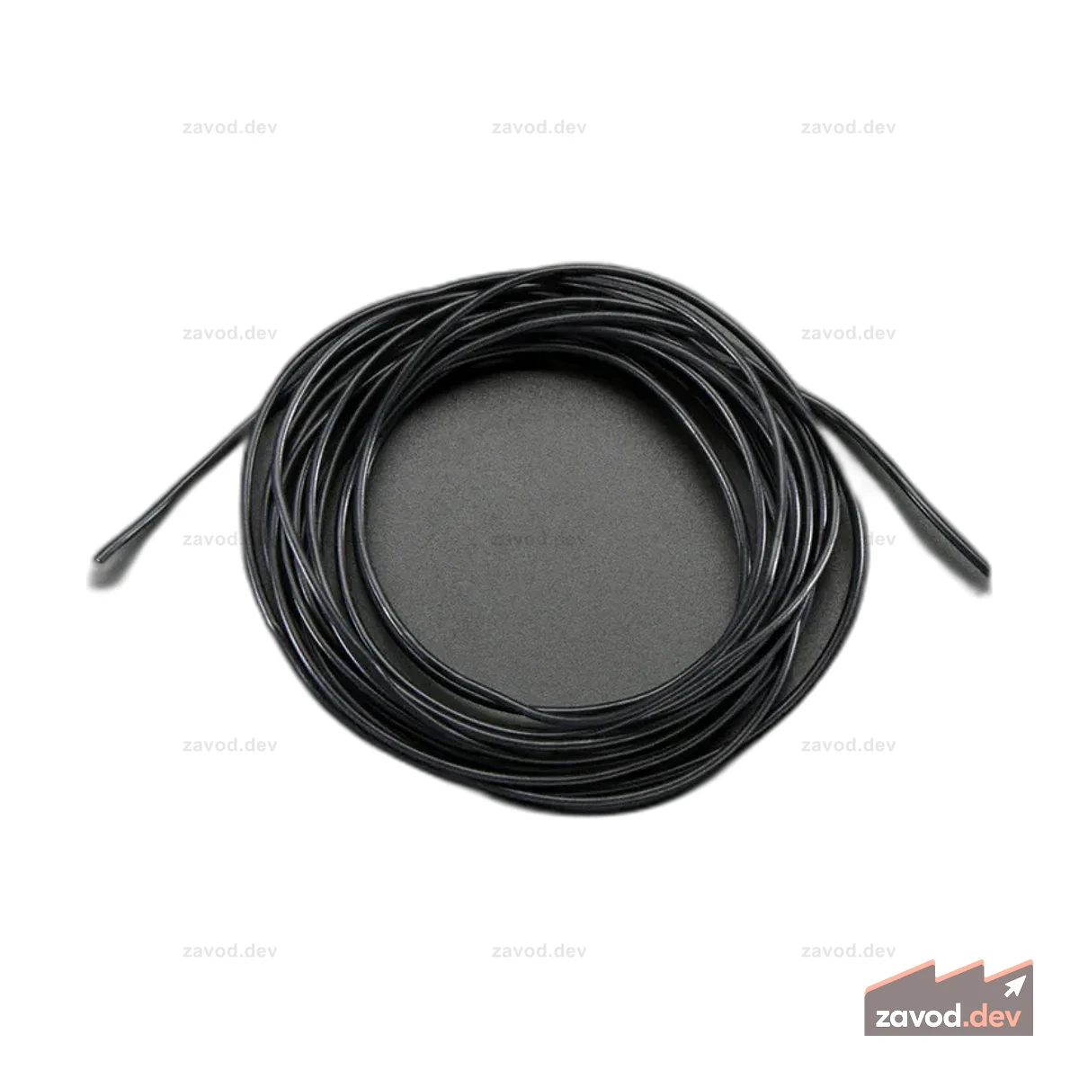 Силиконовый чехол Многожильный провод - 2м 30AWG Черный