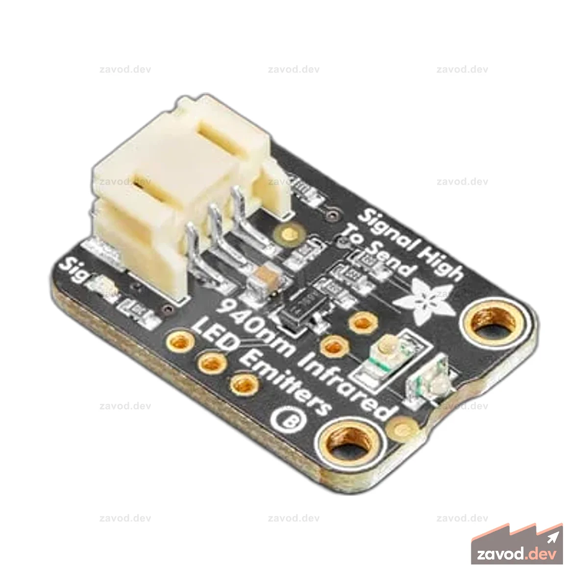 Adafruit Инфракрасный светодиодный излучатель высокой мощности - STEMMA JST PH 2 мм