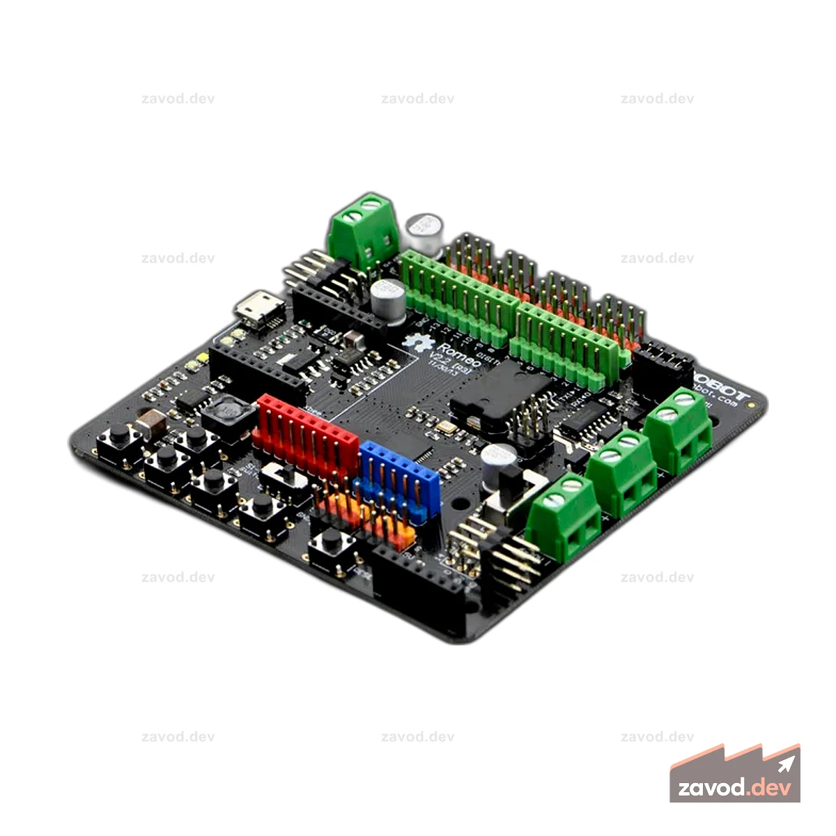 Romeo V2 - плата управления роботом с драйвером двигателя (совместима с Arduino)