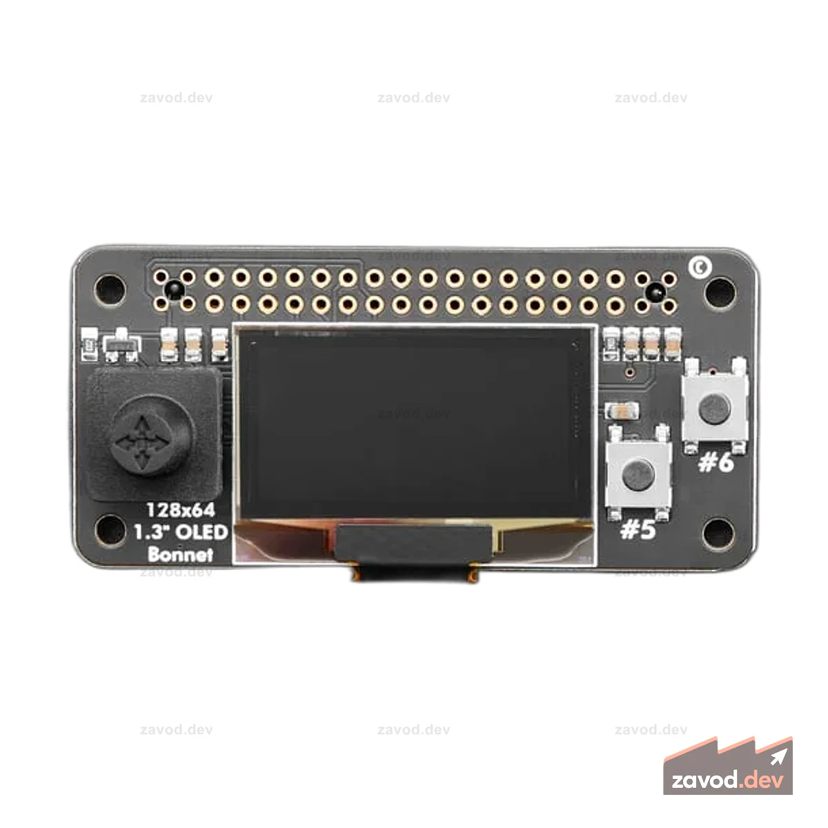 Крышка Adafruit 128x64 OLED для Raspberry Pi