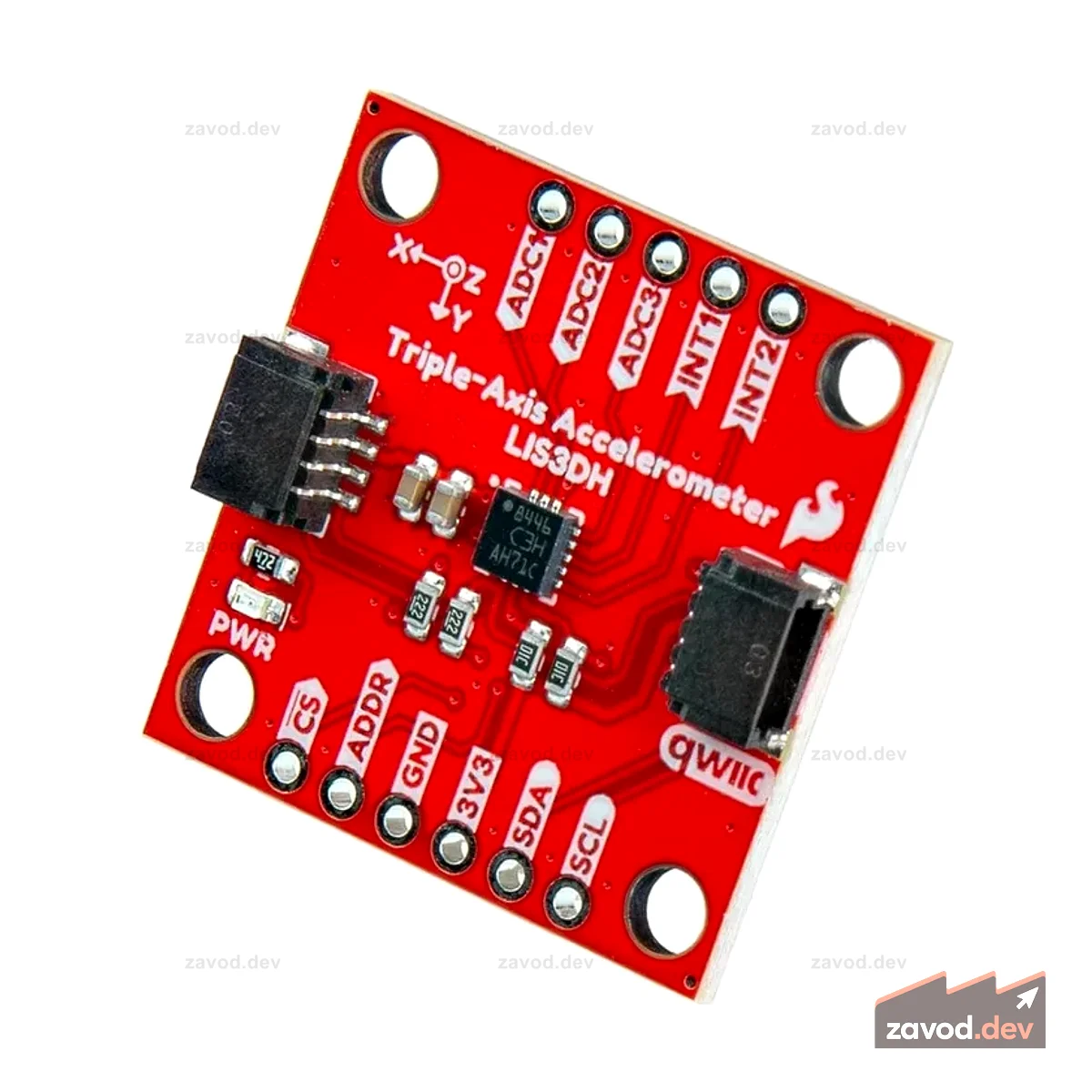 Трехосевой акселерометр SparkFun - LIS3DH (Qwiic)