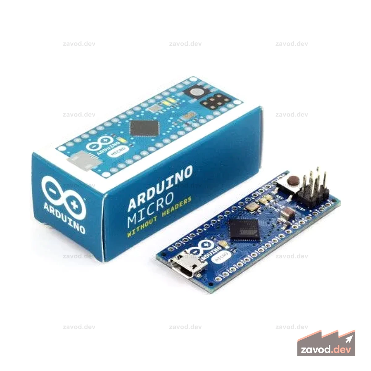 Arduino Micro без разъемов