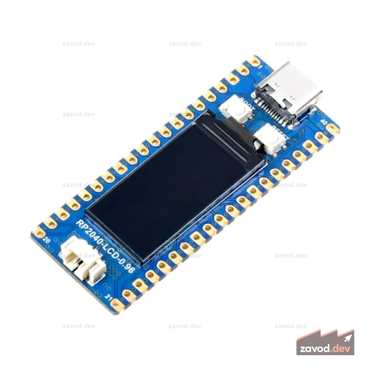 RP2040-LCD-0.96, пикоподобная плата MCU на базе Raspberry Pi MCU RP2040, с ЖК-дисплеем