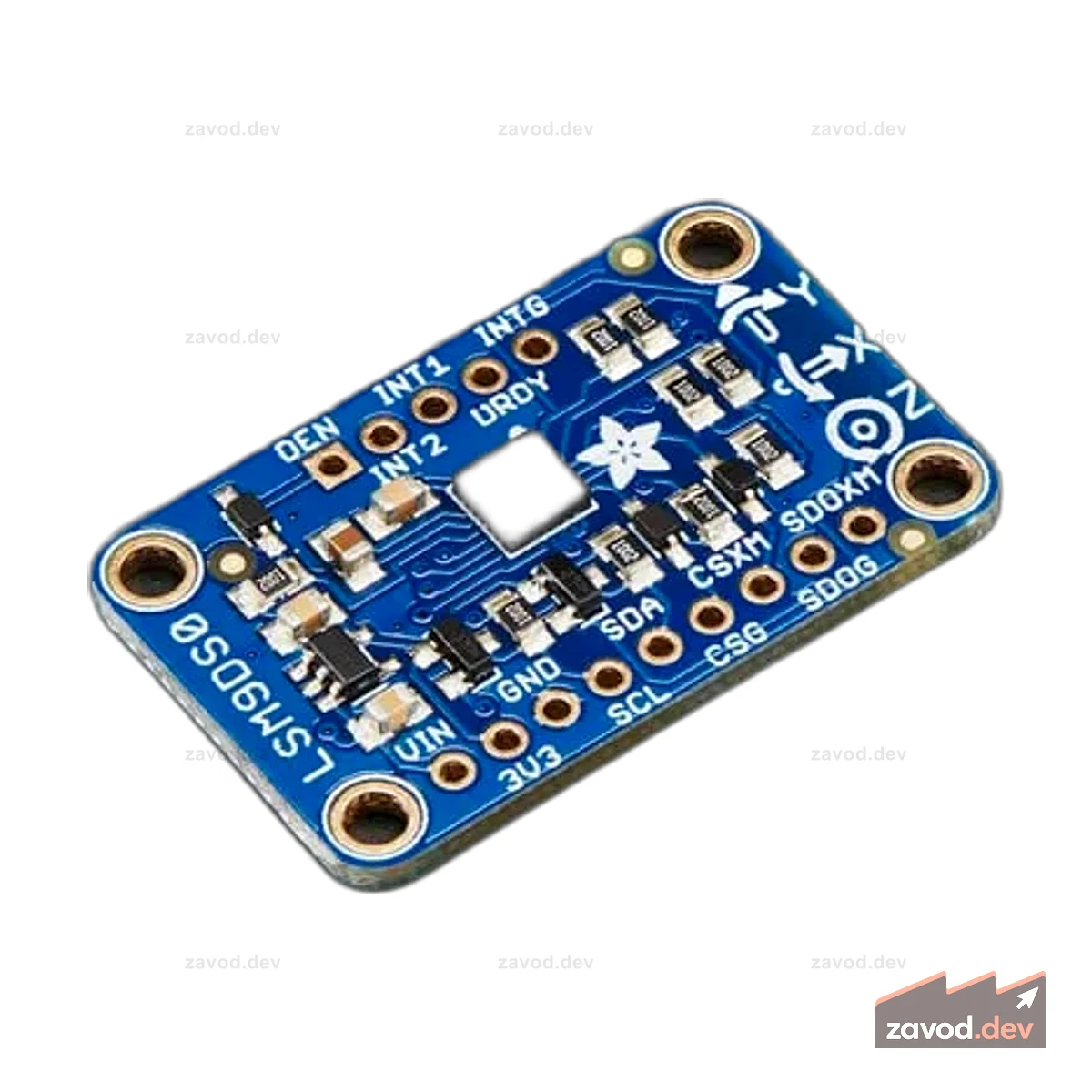 Коммутационная плата Adafruit 9-DOF Accel/Mag/Gyro+Temp — LSM9DS0
