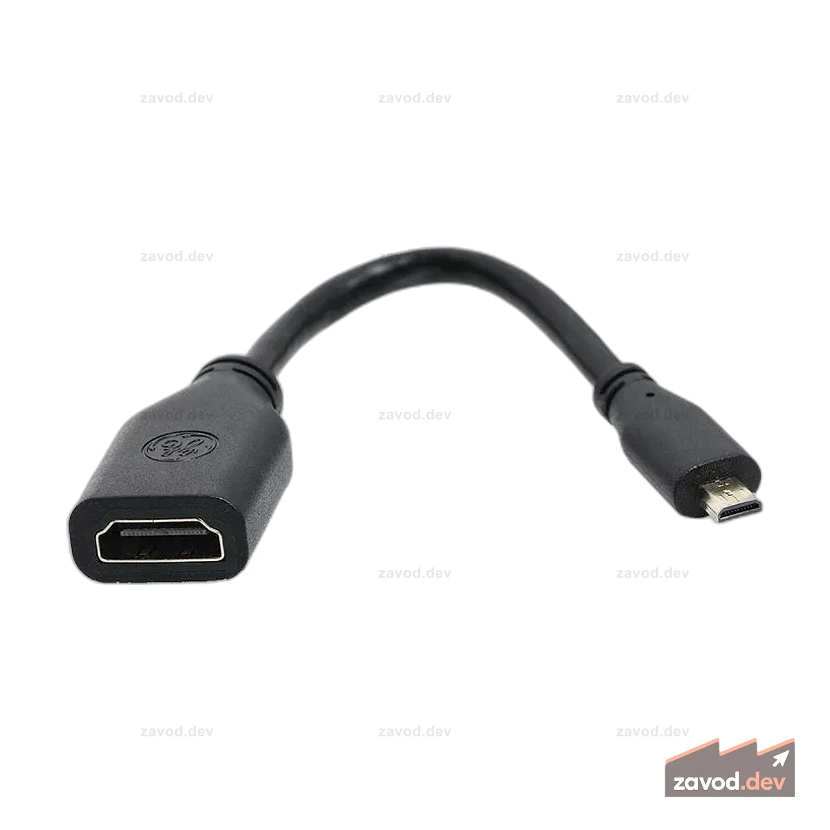 Адаптер Raspberry Pi 4 Micro HDMI (совместимый с 4K)