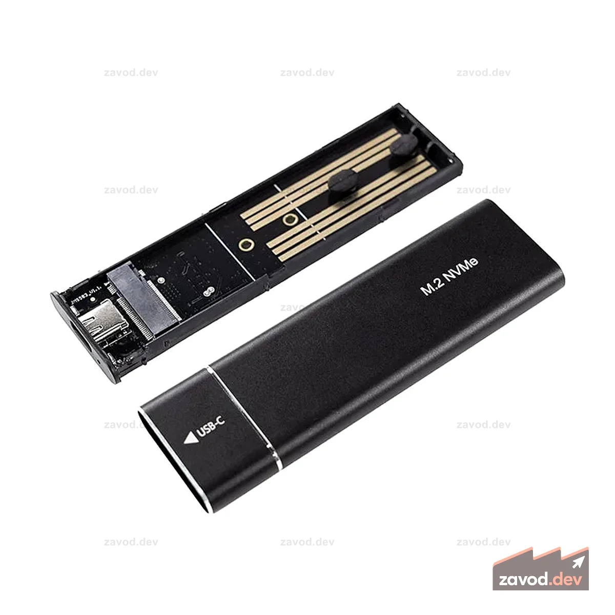 Корпус SSD M.2 Поддержка протокола NVMe и интерфейса M Key/B&M Key