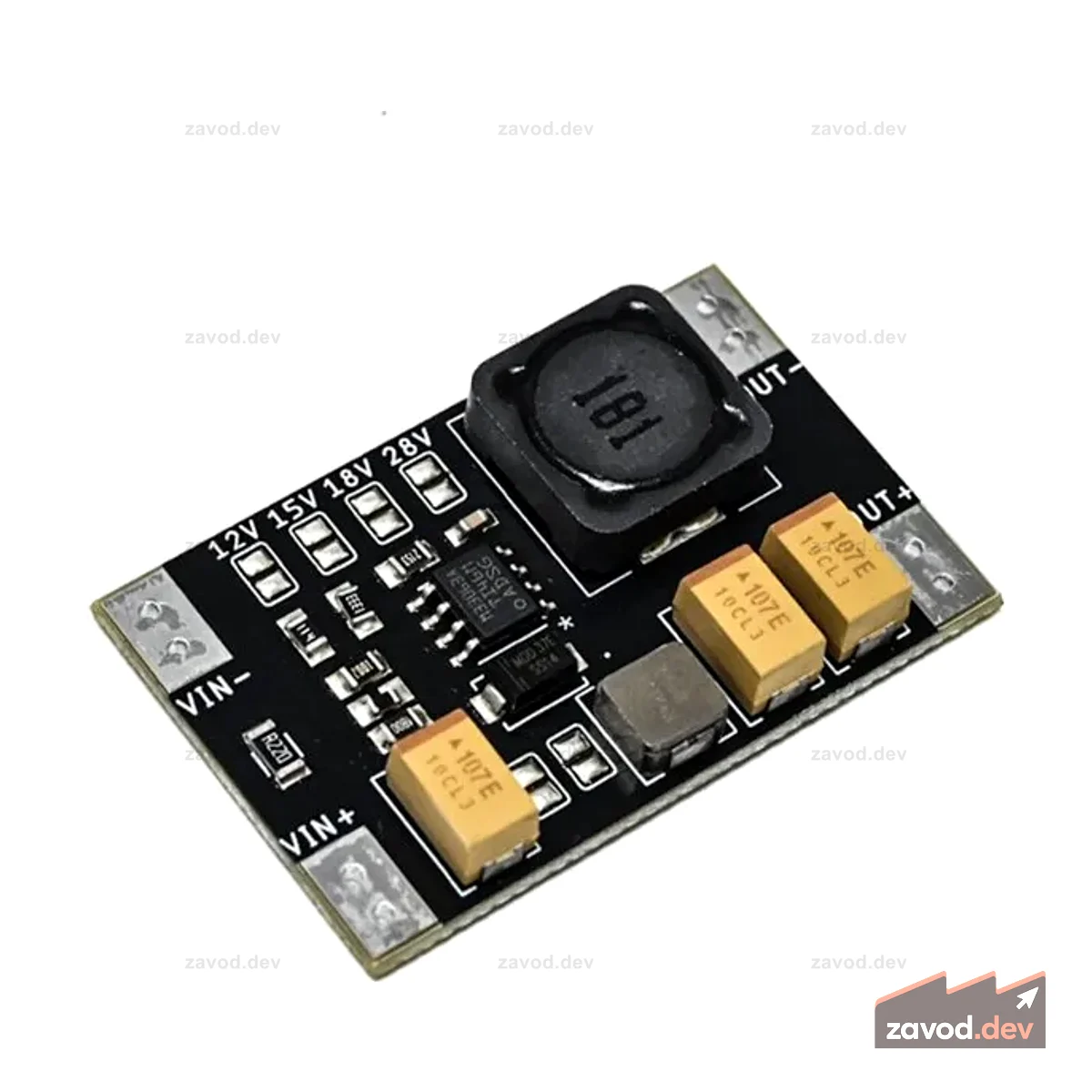 SmartElex 12 В/15 В/18 В, 1,5 А MC33063A Повышающий модуль