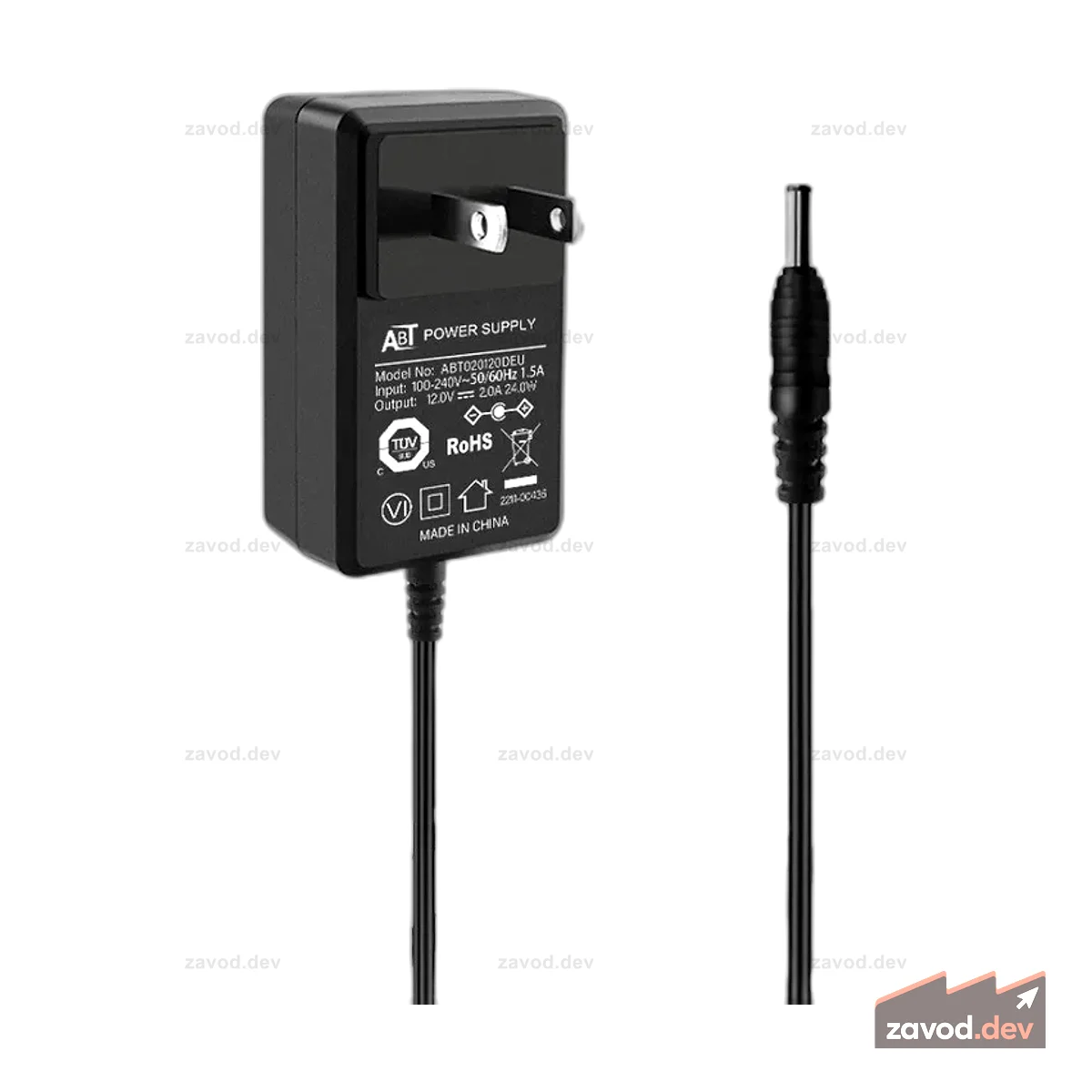 52Pi DC 12V 2A Блок питания Стандартный адаптер питания ЕС/США/Великобритании/Австралии для DeskPi Pro