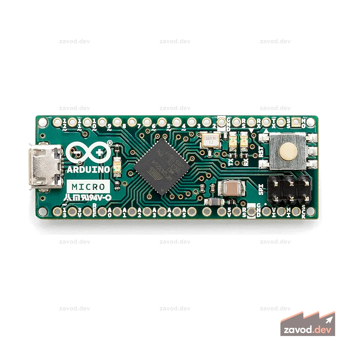 Arduino Micro без разъемов